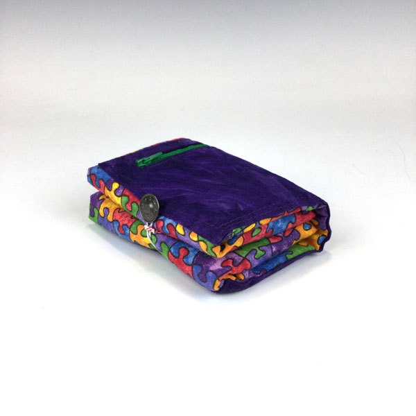 Eco Friendly FoldUp Market Bag-Puzzle Pieces - Image 2